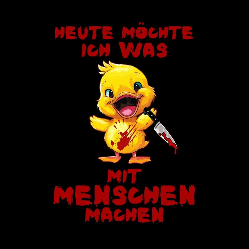 Heute mit Menschen machen - Ente mit Messer