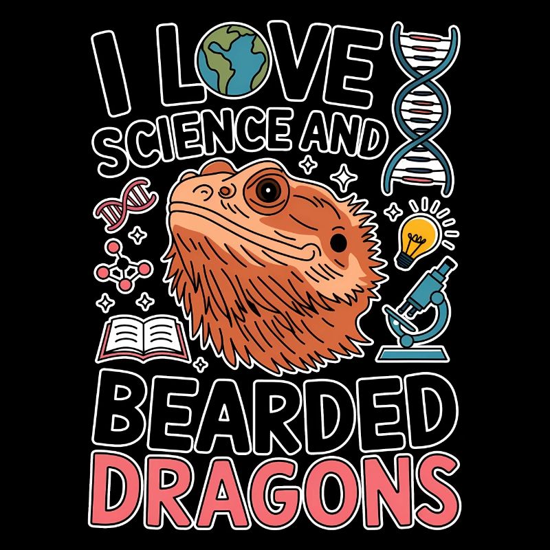 Bearded Dragon Science Student Bearded Dragon Gift