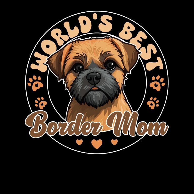 Border Terrier Groovy Border Mom