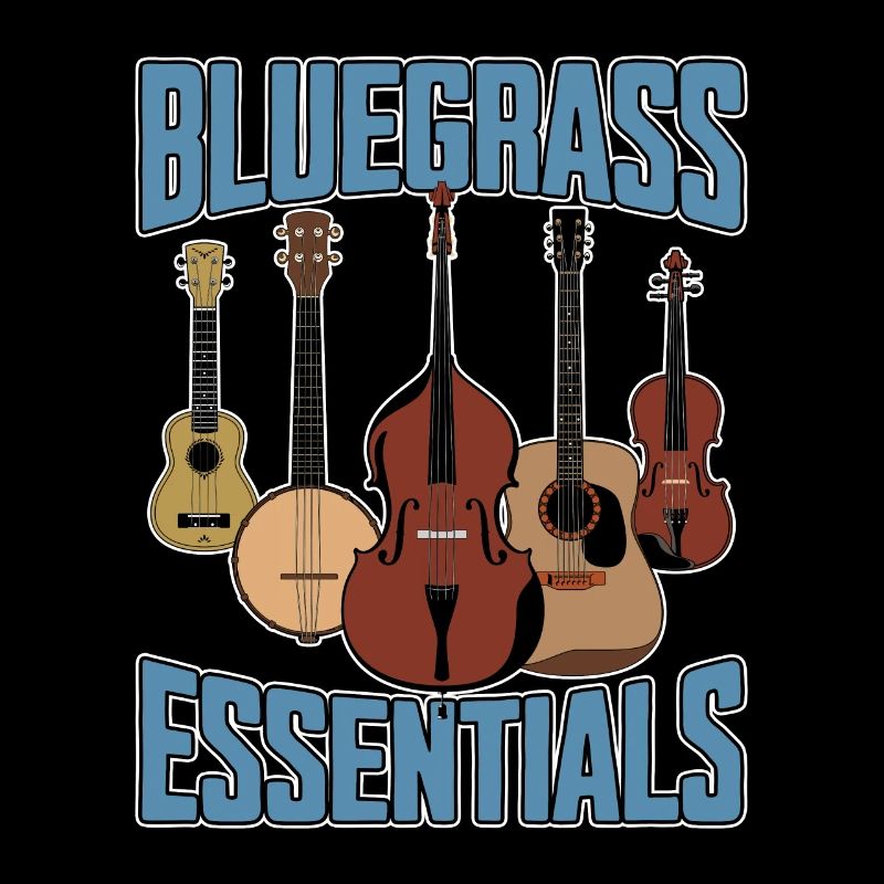 Bluegrass Essentials String Instrument Music Lover