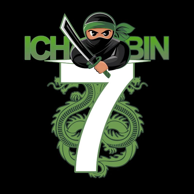 7. Geburtstag Ninja Kostüm 7 Jahre alt Junge