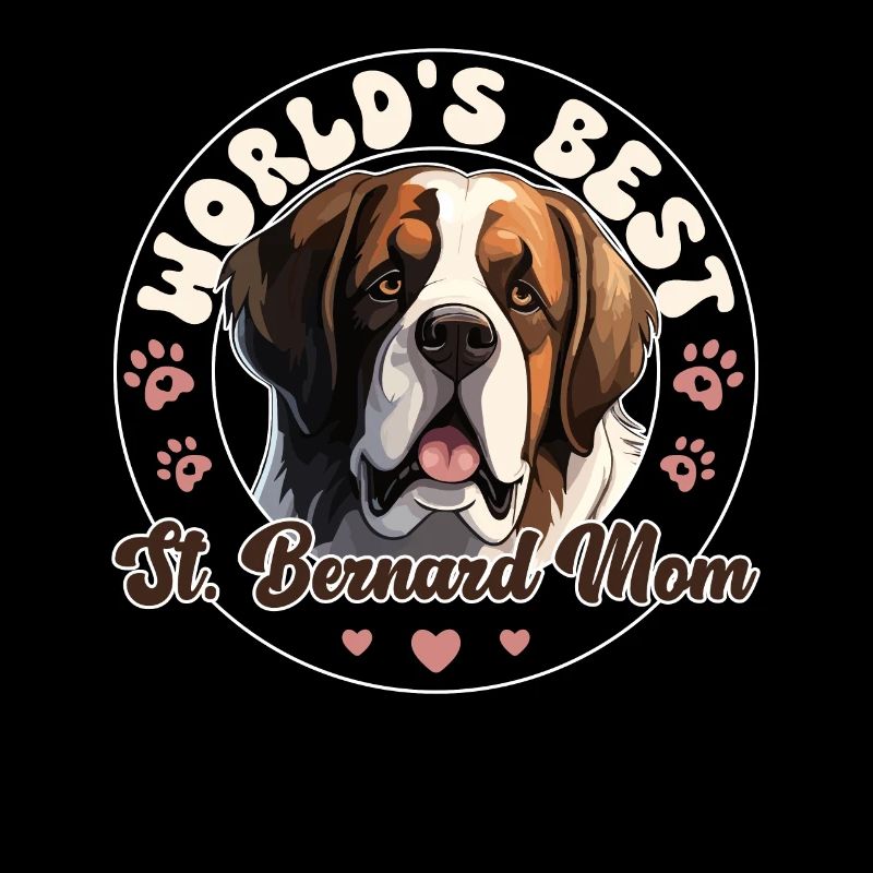 Saint Bernard Groovy Saint-Bernard Maman
