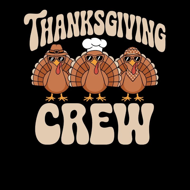 Thanksgiving Crew Drôles de dindes