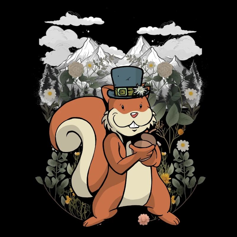 Tiroler Eichhorn Eichhörnchen Kinder Kind Gebirge