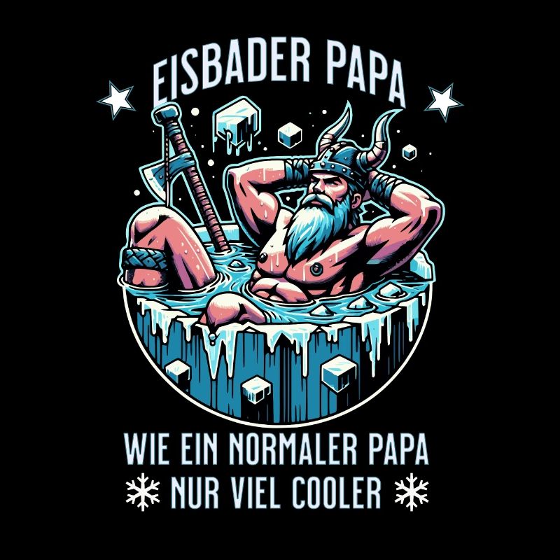 Der Eisbader Papa – Eisbaden im ewigen Eis