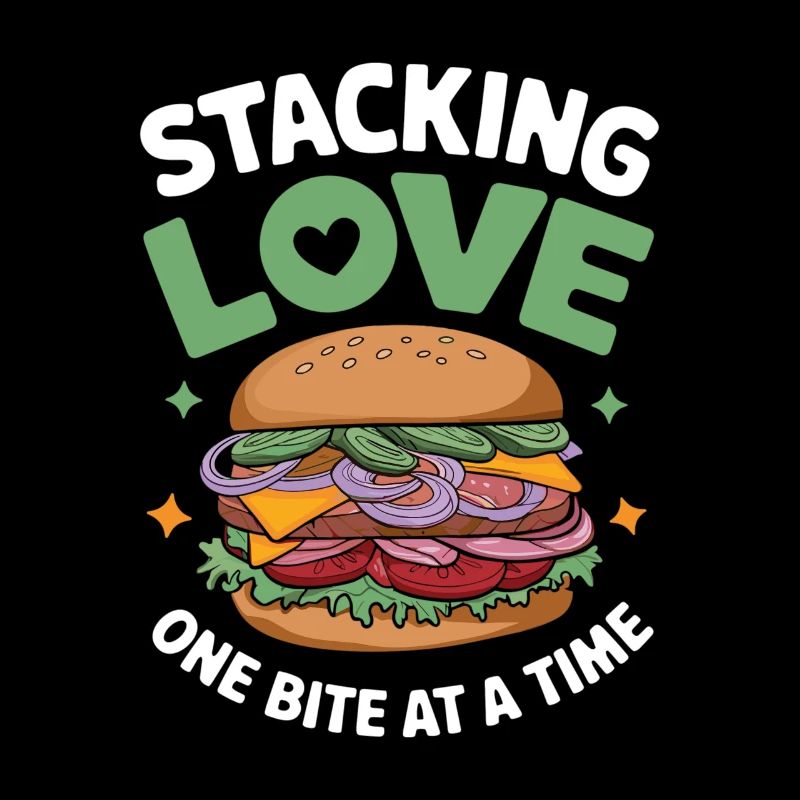 Sandwich Spruch - Stacking Love One Bite At A Time