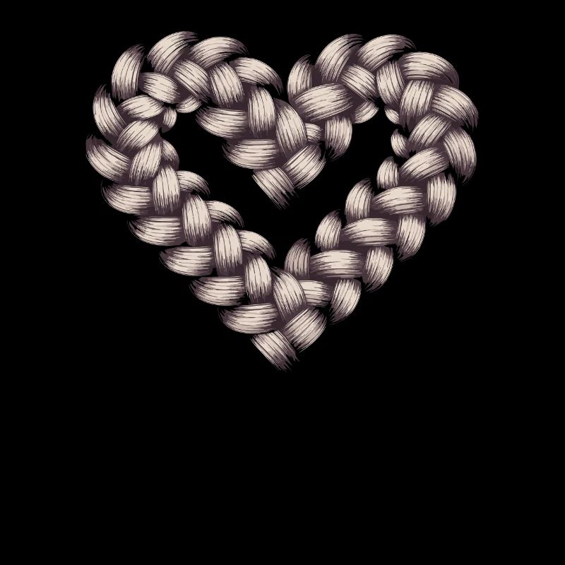 Cable Knit Heart Cable Knit Frame