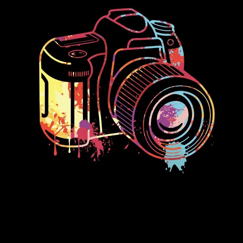 Kamera, Farbe, Spritzer, Bildfotografie,