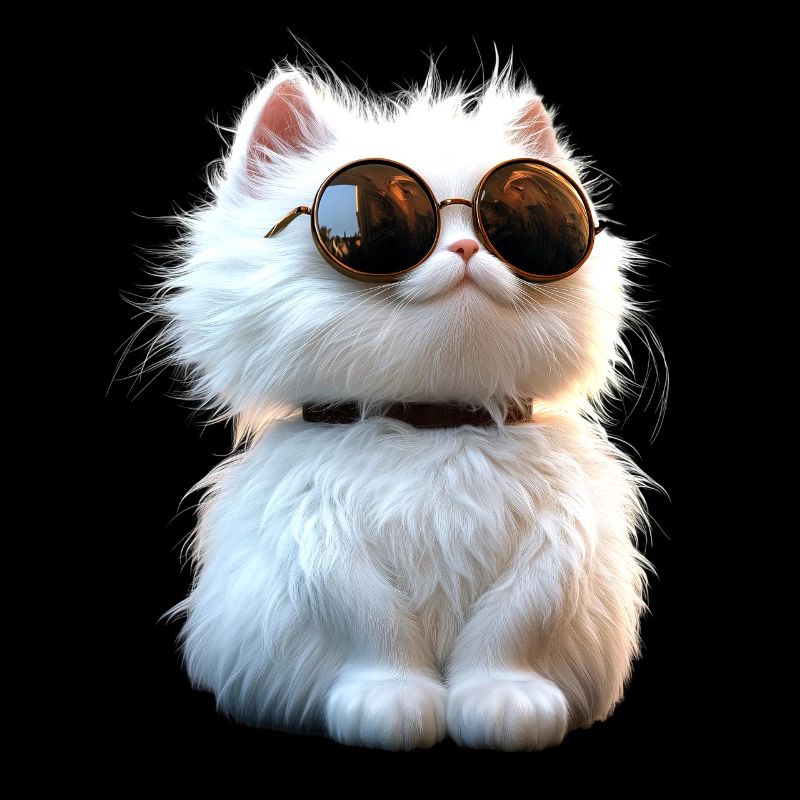 Chat Angora Blanc Chat Angora Chats Angora Mignons