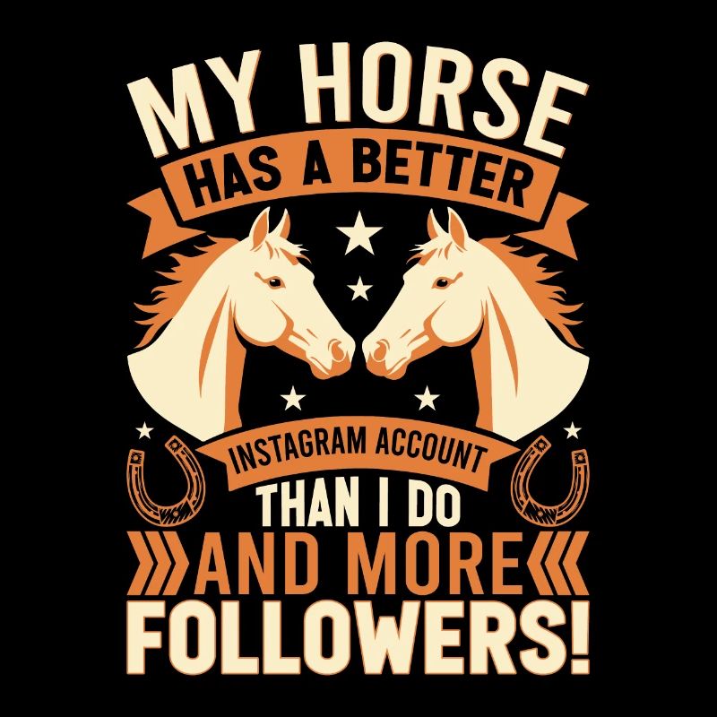 Mon cheval a un meilleur compte Instagram que moi
