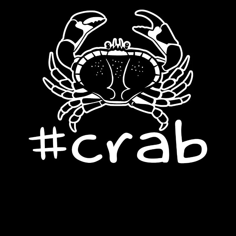 Funny Crab Hashtag