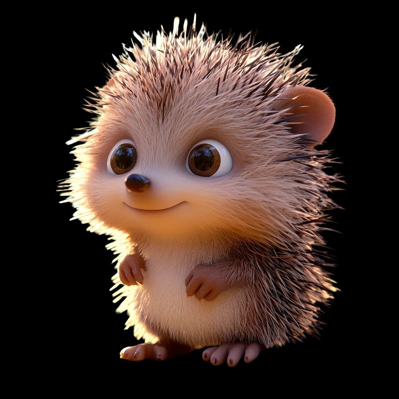 Hérisson Hérisson à ventre blanc Hérisson épineux Amour Hérisson mignon