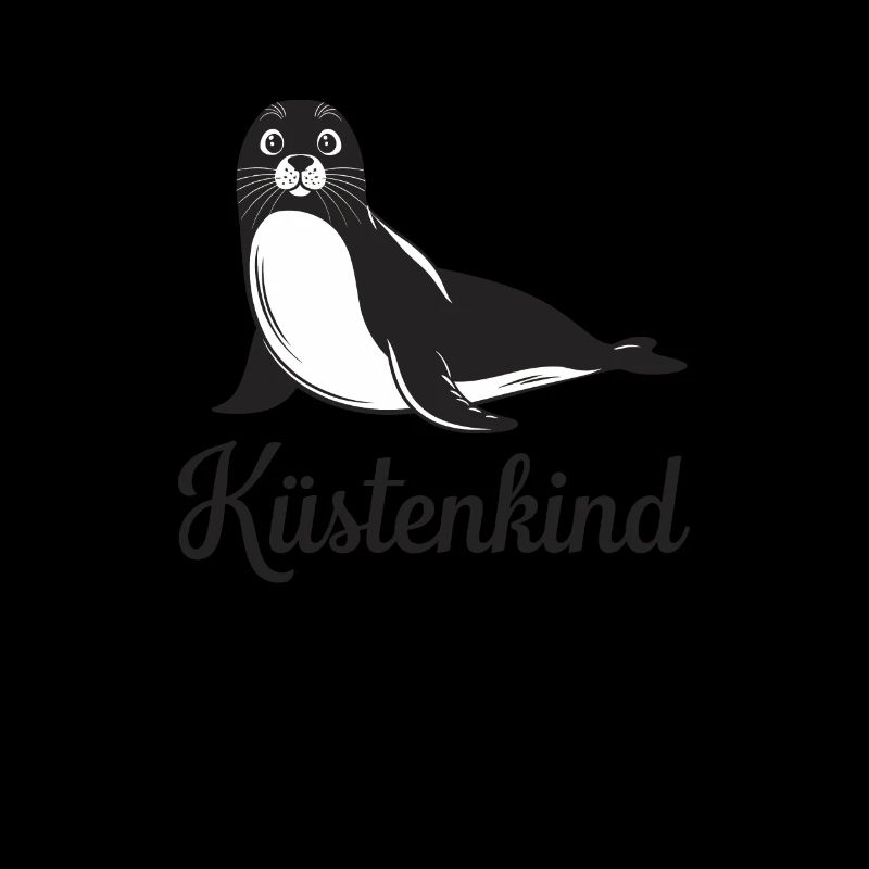 Enfant côtier phoque mignon