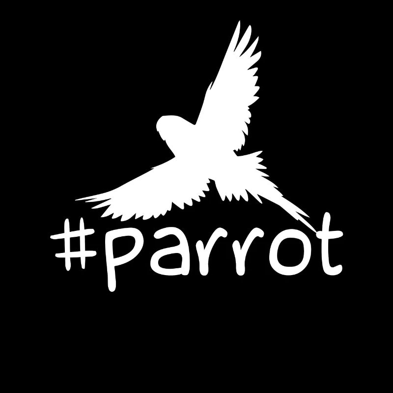 Funny Parrot Hashtag