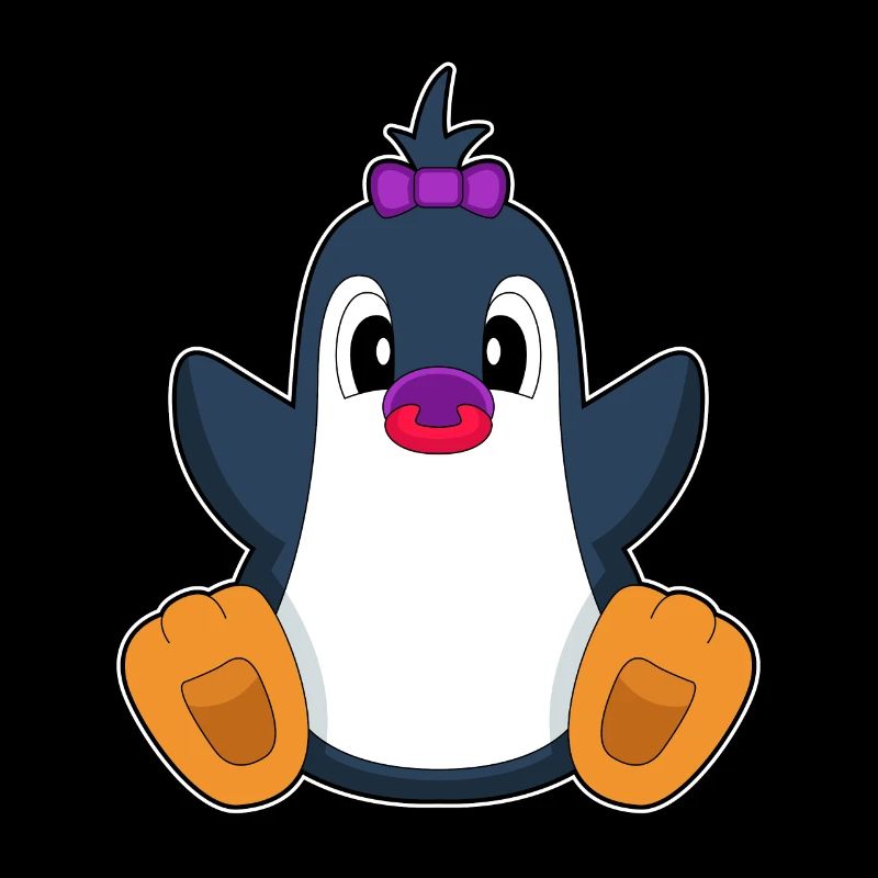 Penguin Baby Pacifier