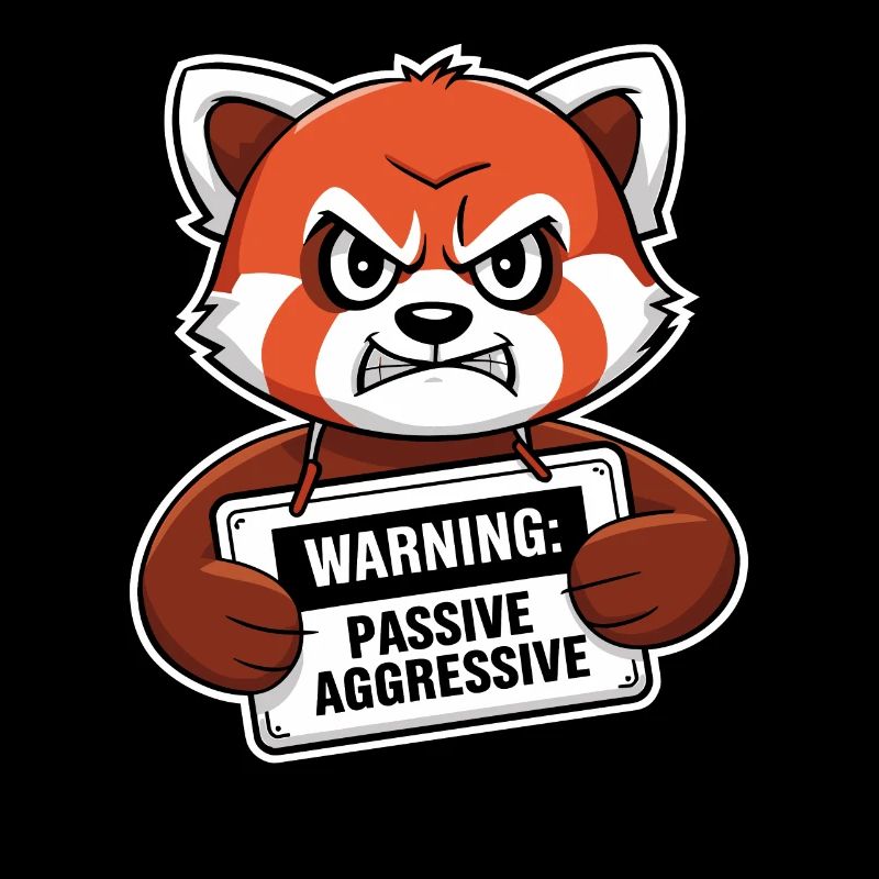 Warning: Passive Aggressive Roter Panda Humor