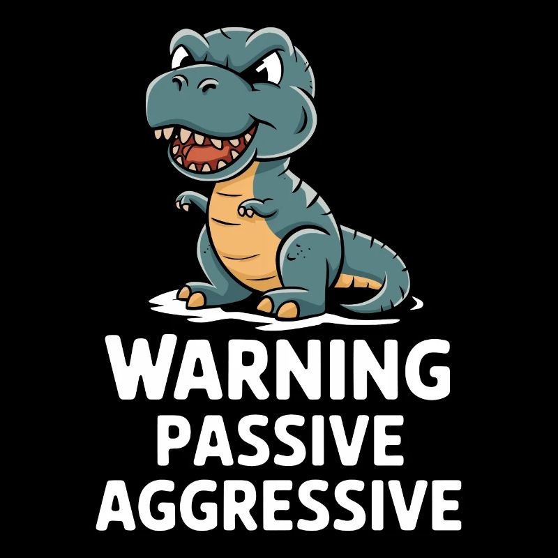 Attention Passive Aggressive Dinosaur