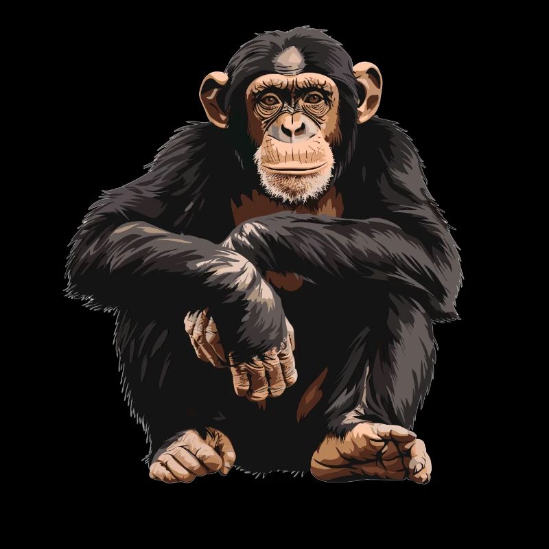 Chimpanzee Schimpansen Schimpanse