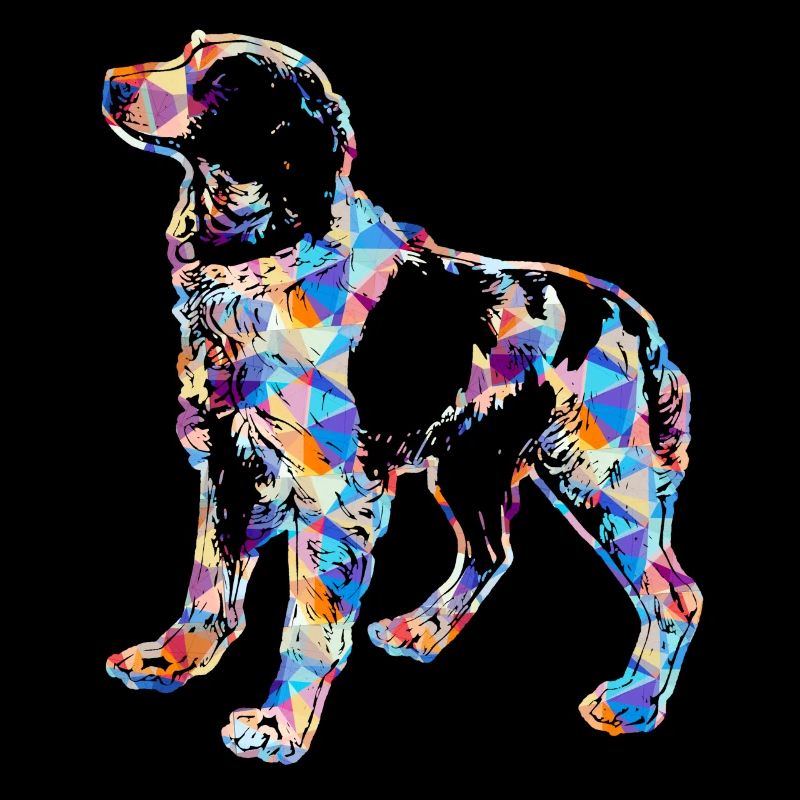 Brittany Spaniel Geometric