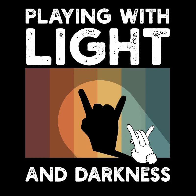 Playing With Light And Darkness Shadow
