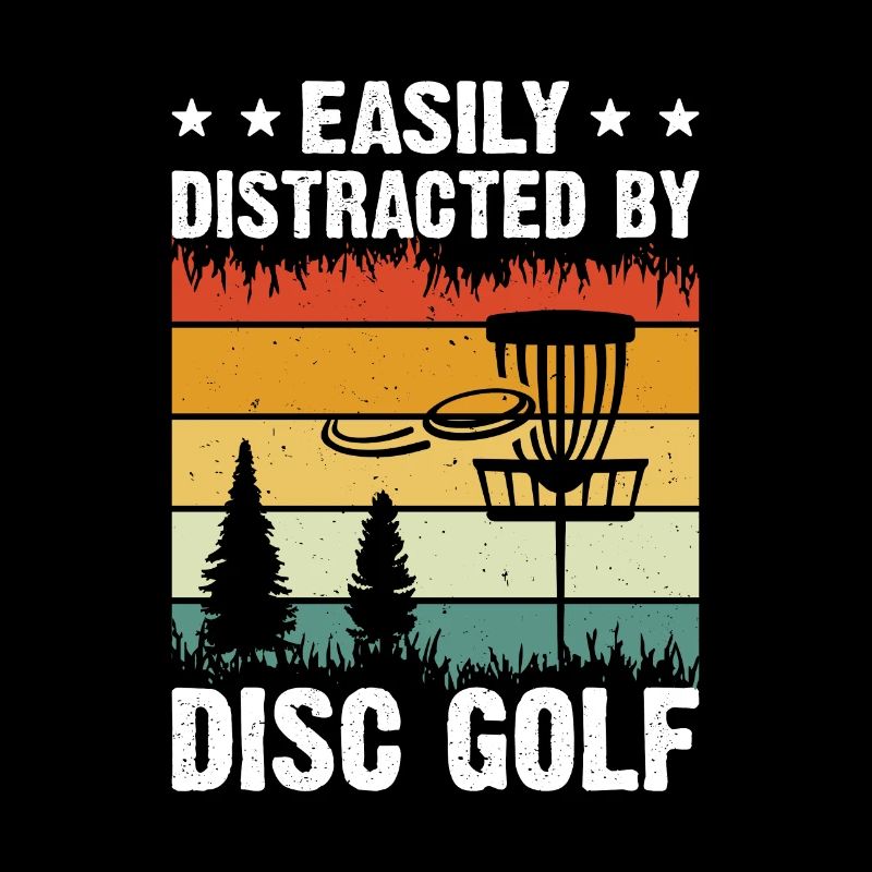 Easily Distracted By Disc Golf - Disc Golfing