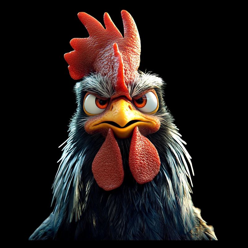 Hahn Chicken Daddy Hühnerstall Dad Landwirt Hühner
