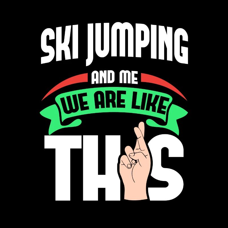 Le saut à ski moi sont comme