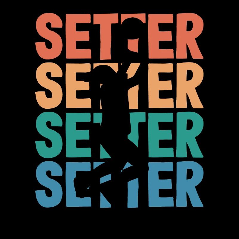 Volleyball Setter Silhouette Art
