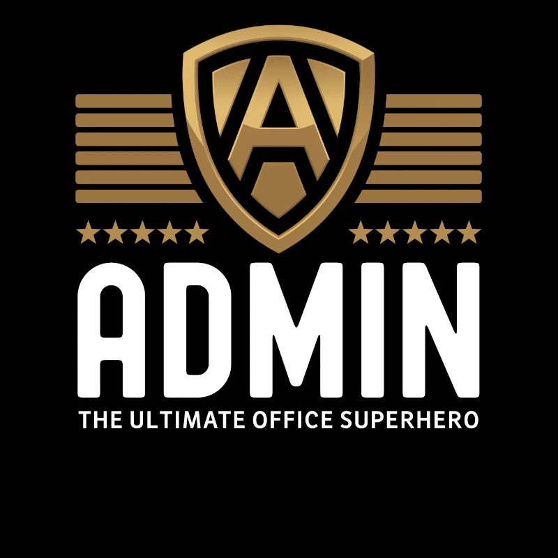 « Admin - Le super-héros de bureau ultime » Héros de bureau