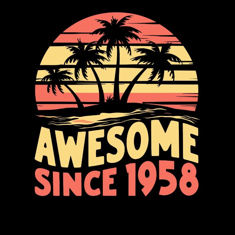 Awesome Seit 1958 Geburtstag