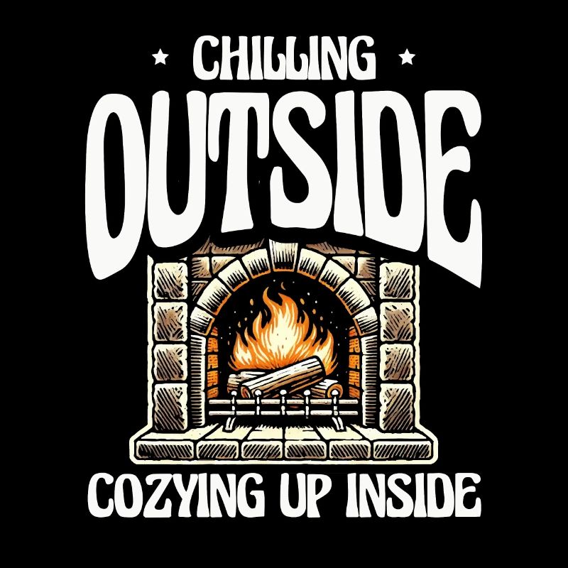 Chilling outside, cosy inside, wintry