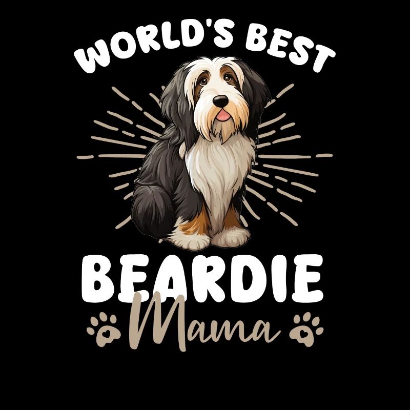 Bearded Collie Dog Beardie Mama
