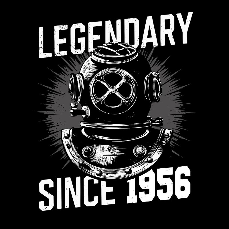 Legendary since 1956 - Diving Diver Birthday
