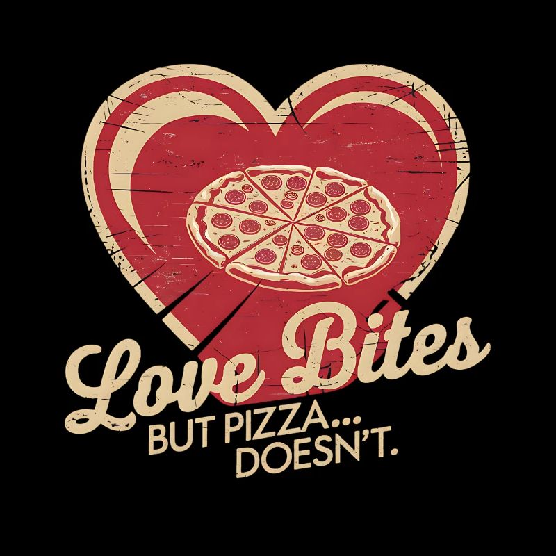 Pizza à la Saint-Valentin mieux que l’amour drôle