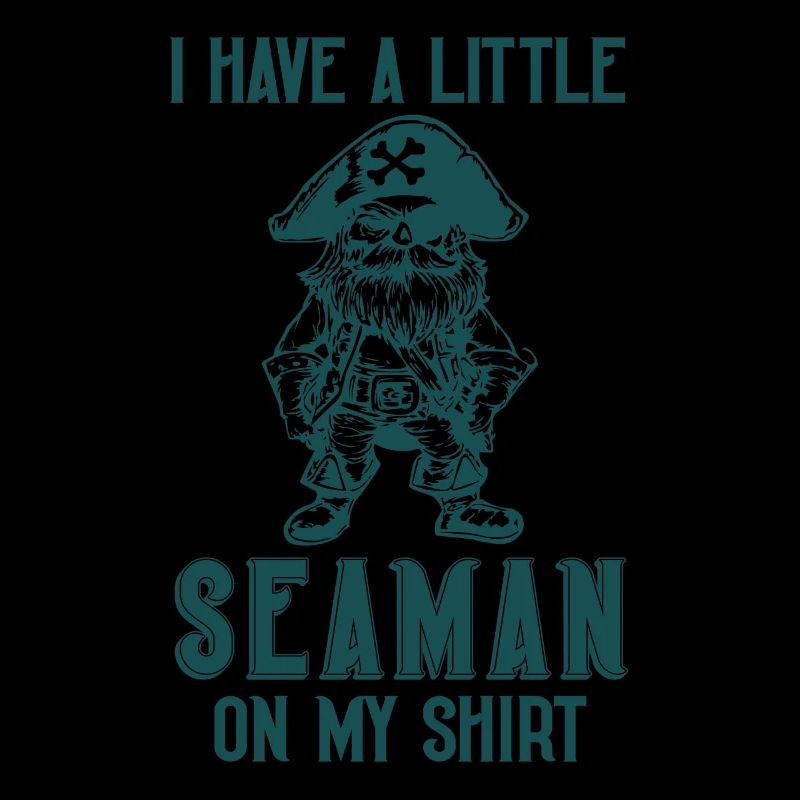 Funny pirate wight: I Have A Little Seaman On