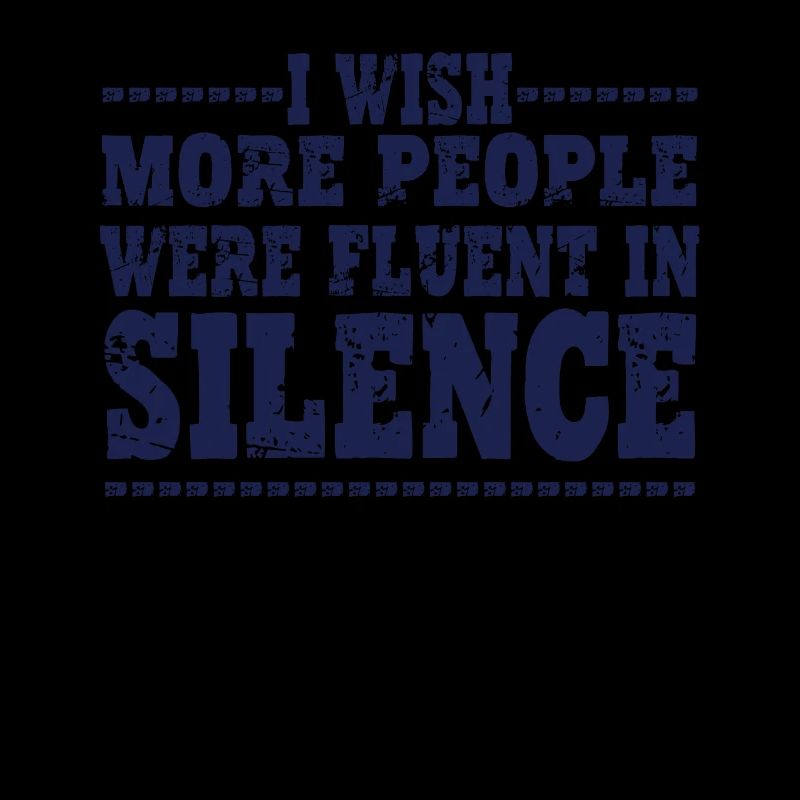 I Wish More People Were In Silence