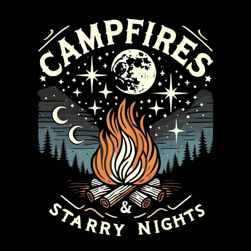 Lagerfeuer und sternenklare Nächte