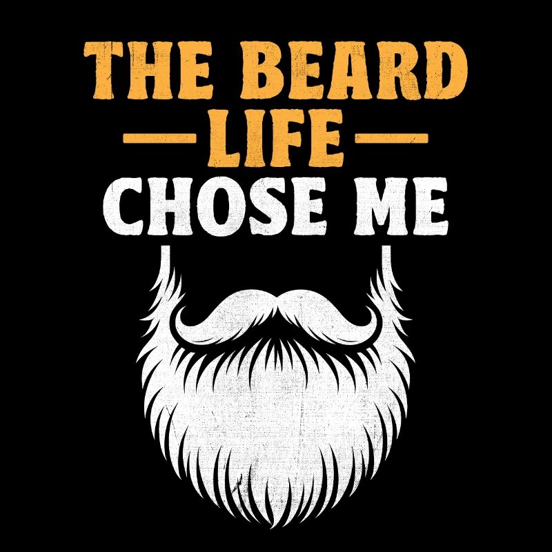 Der Bart Leben wählte mich Bärte Gesichtsbehaarung Mann
