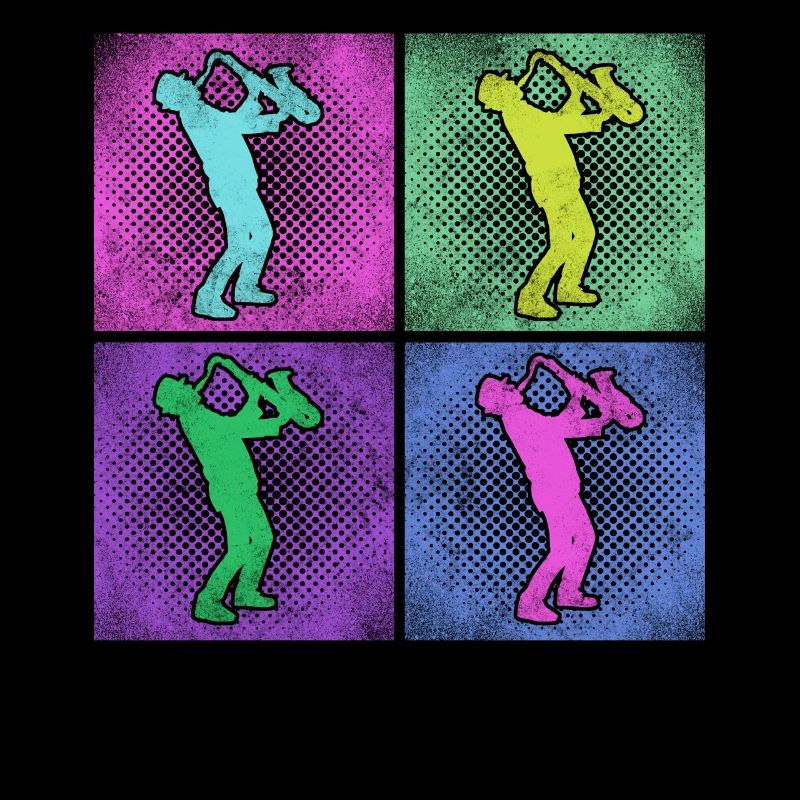 Saxophone Retro 80s 90s Vintage