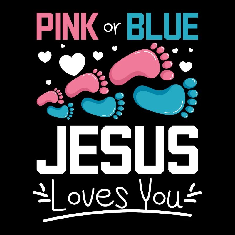 Rose ou bleu jésus t’aime
