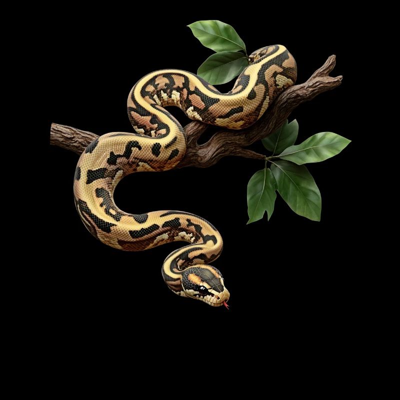 Roi Python Serpents Amoureux Terrarium Python