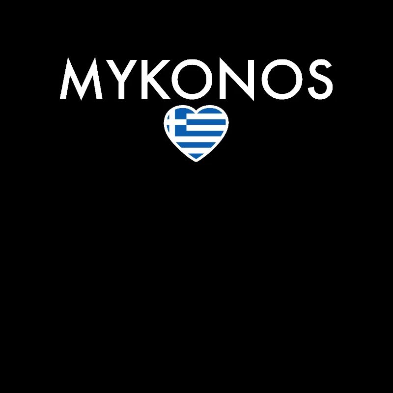 Mykonos Grèce Drapeau grec Grec