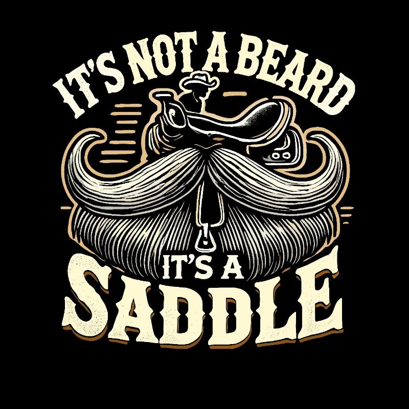 Es ist kein Bart, es ist ein Sattel