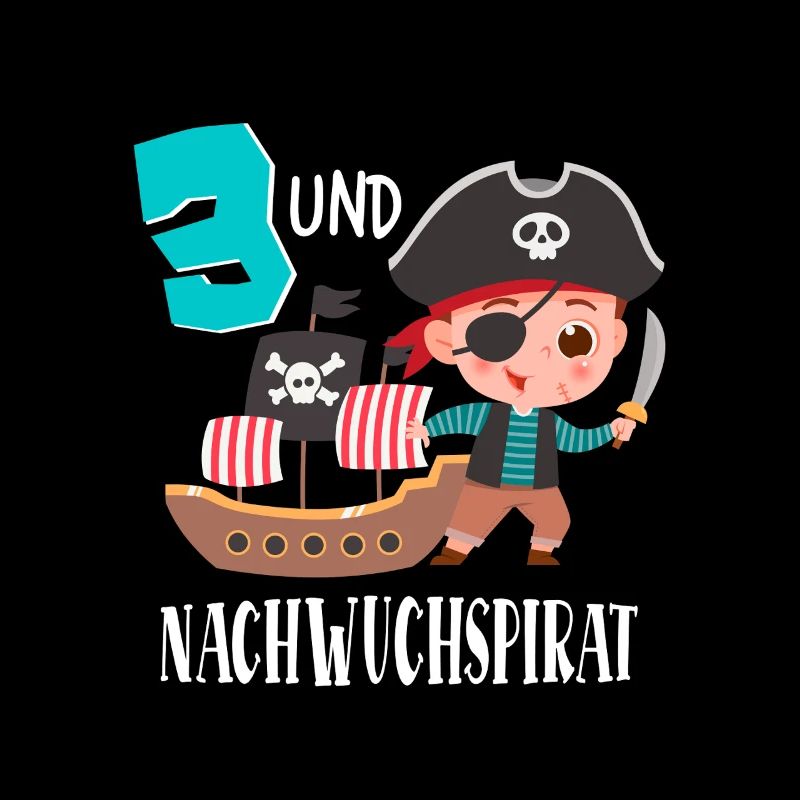 Children's Pirate 5th Birthday Young Pirate
