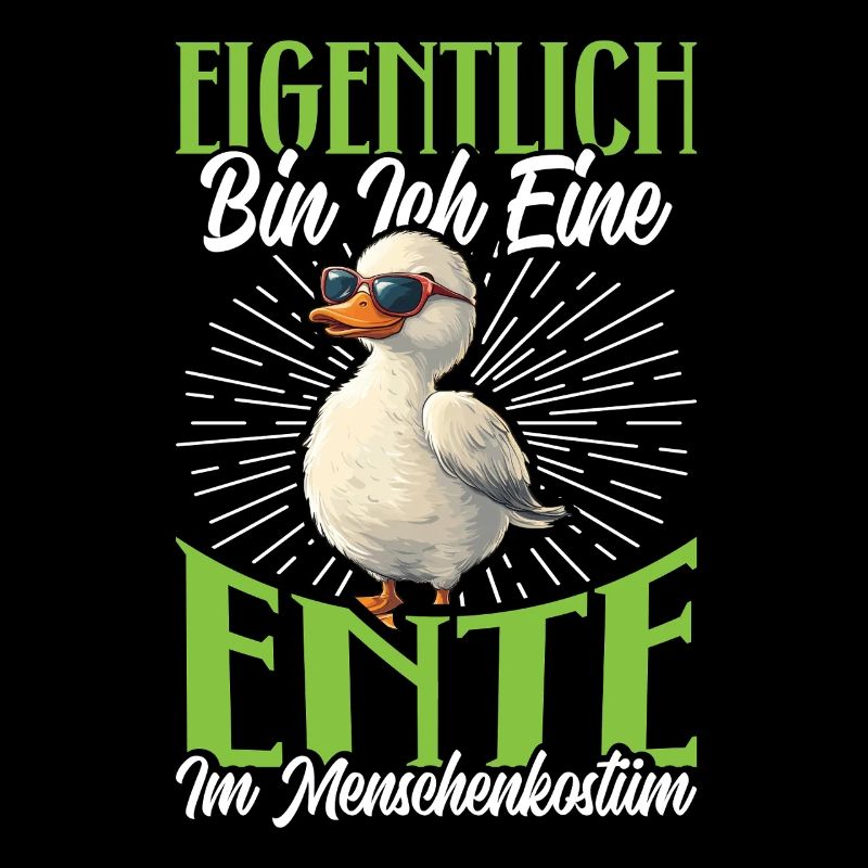Karneval Party EIGENTLICH BIN ICH EINE ENTE Lustig