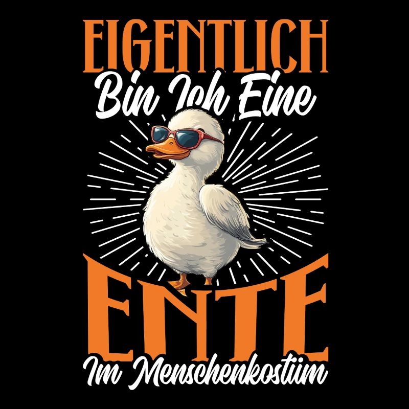 Karneval Party EIGENTLICH BIN ICH EINE ENTE Lustig