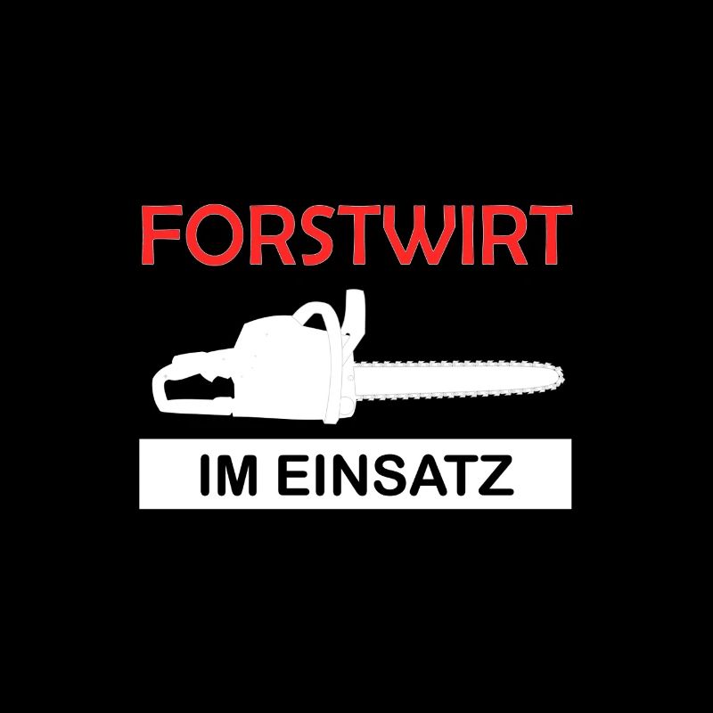 Forstwirt im Einsatz Waldarbeiter Forstarbeiter
