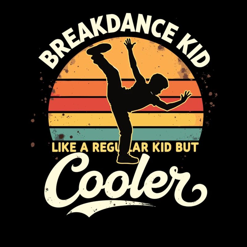 Breakdance Kid Breakdancer Retro Tanz B-Boys