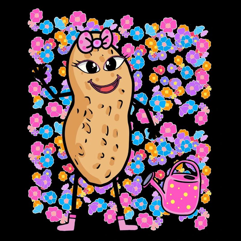 Frühling Sommer Erdnuss Blumen Mädchen Kinder