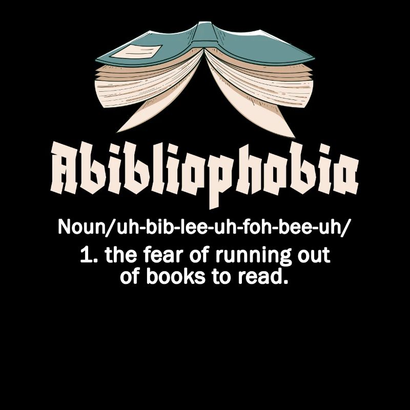 Abibliophobia Bookworm Livres de lecture